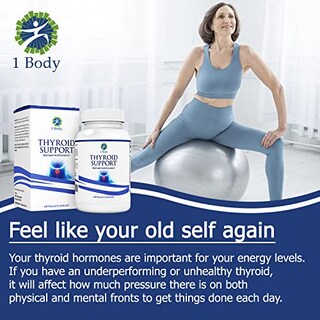 Foto 7 | Suplemento Thyroid Support 1 Body Energy Focus, Suministro De 30 Días - Venta Internacional.