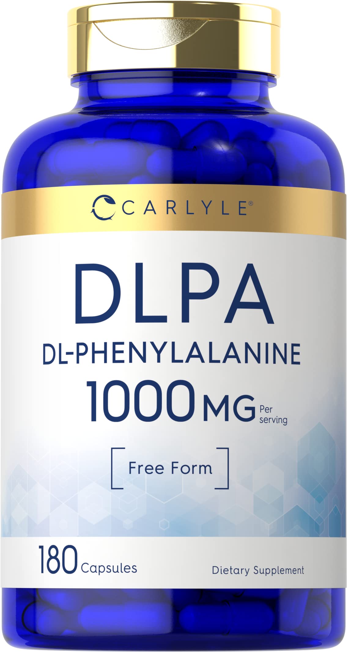 Suplemento Carlyle Dl-fenilalanina 1000 Mg 180 Cápsulas - Venta Internacional.