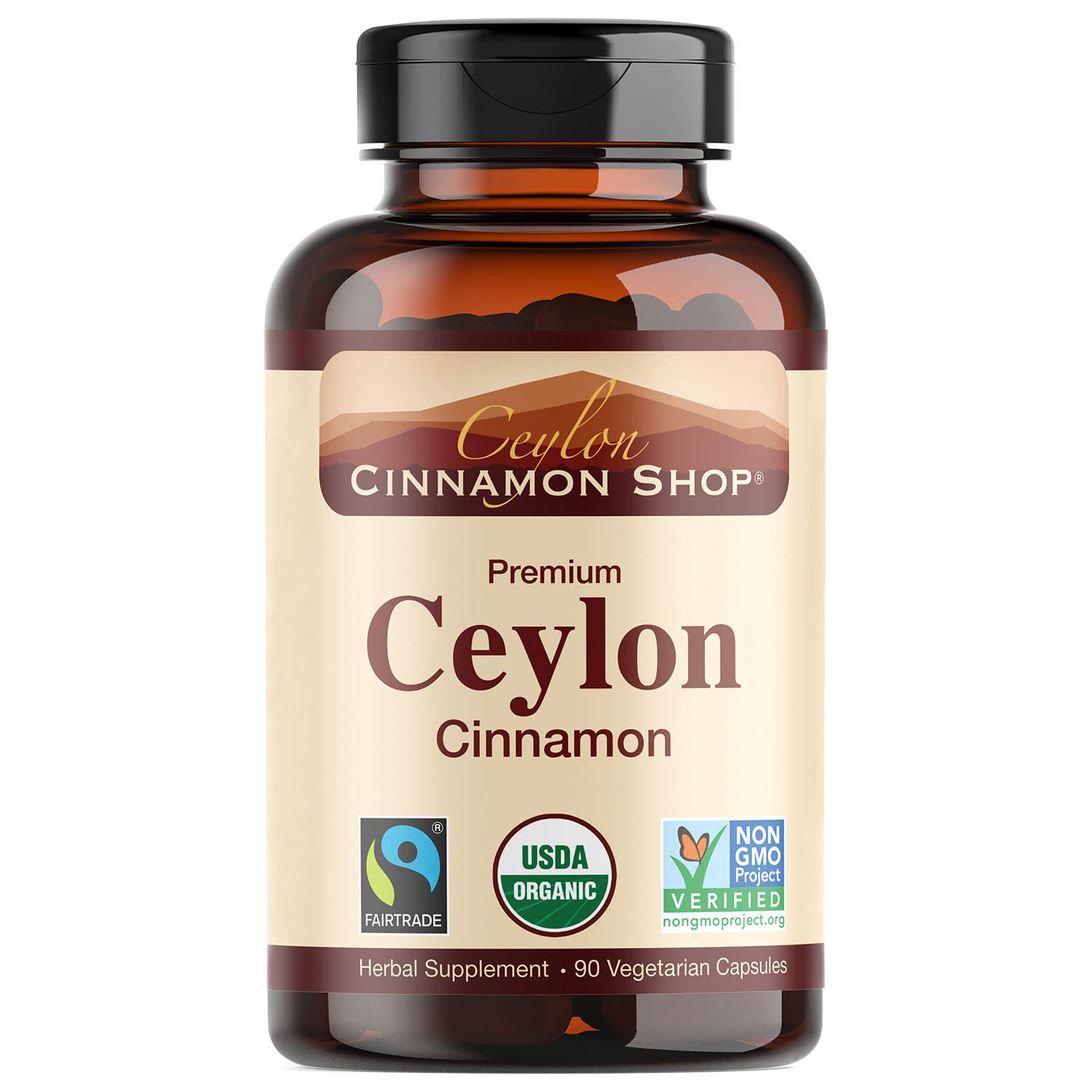 Foto 2 pulgar | Suplemento Ceylon Cinnamon Shop Organic 90 Cápsulas 500 Mg - Venta Internacional.