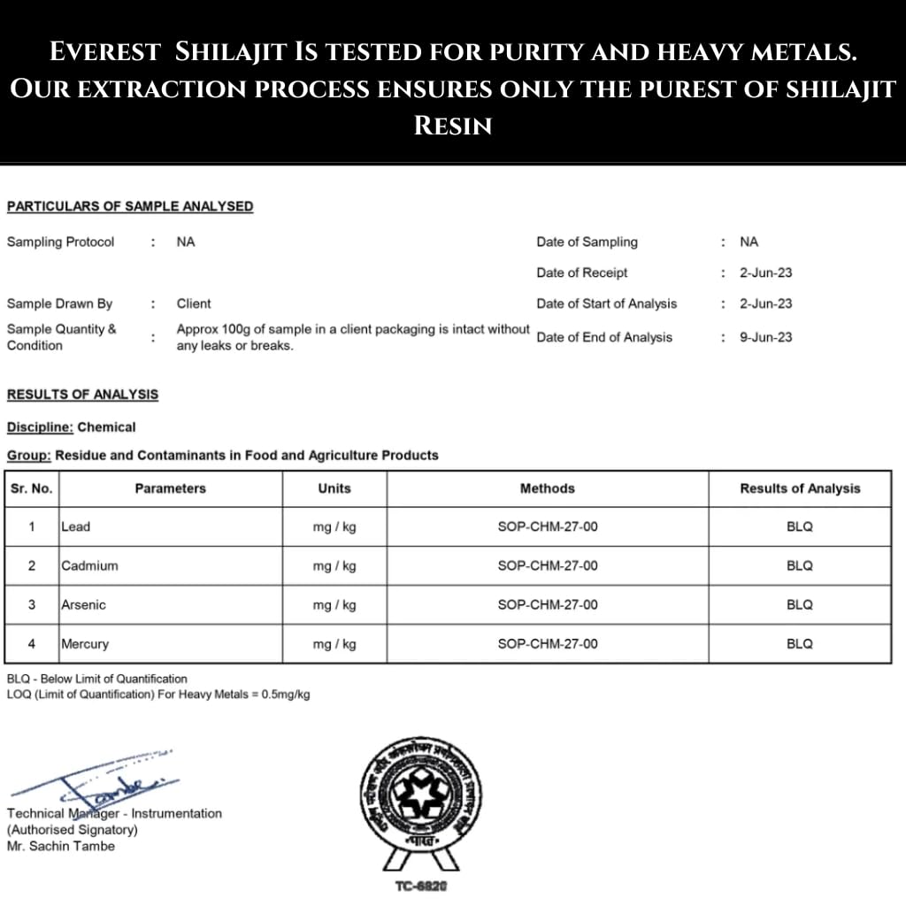 Foto 6 pulgar | Suplementos De Resina Shilajit Everest, Grado Dorado, 30 G, Orgánicos - Venta Internacional.