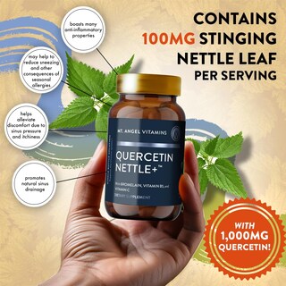 Foto 5 | Suplemento Mt. Angel Vitamins, Quercetina Y Ortiga, 1000 Mg - Venta Internacional.