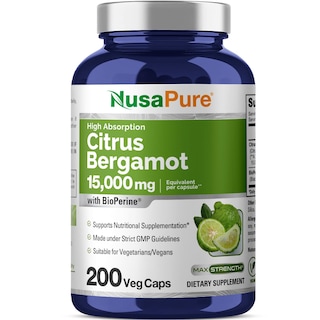 Foto 1 | Suplemento Nusapure Citrus Bergamot 15,000 Mg 200 Cápsulas - Venta Internacional.
