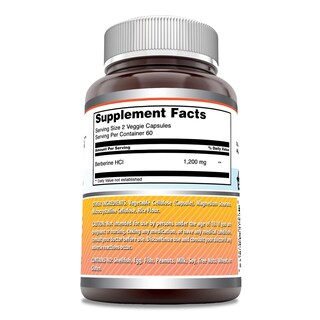 Foto 2 | Suplemento Amazing Formulas Berberine 1200 Mg 120 Cápsulas - Venta Internacional.