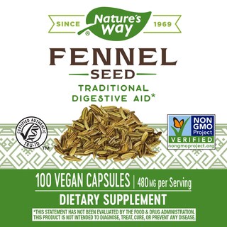 Foto 5 | Suplemento Nature's Way Para Ayudar A La Digestión Con Semillas De Hinojo, 100 Cápsulas - Venta Internacional.
