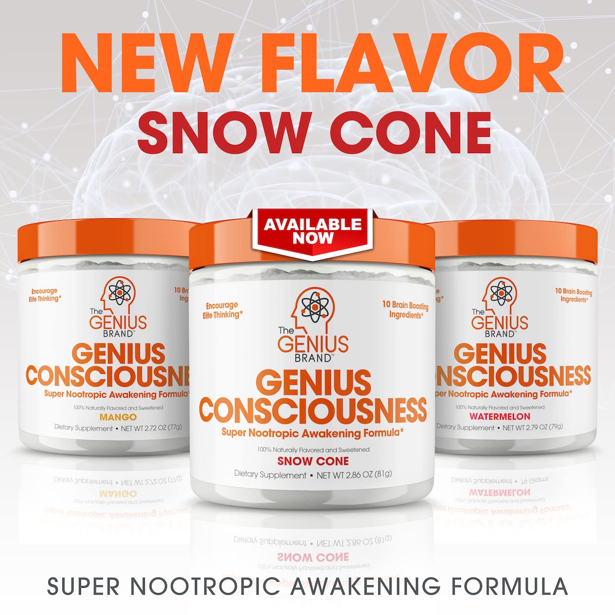 Foto 6 | Suplemento Genius Consciousness Brain Sabor Sandía - Venta Internacional.