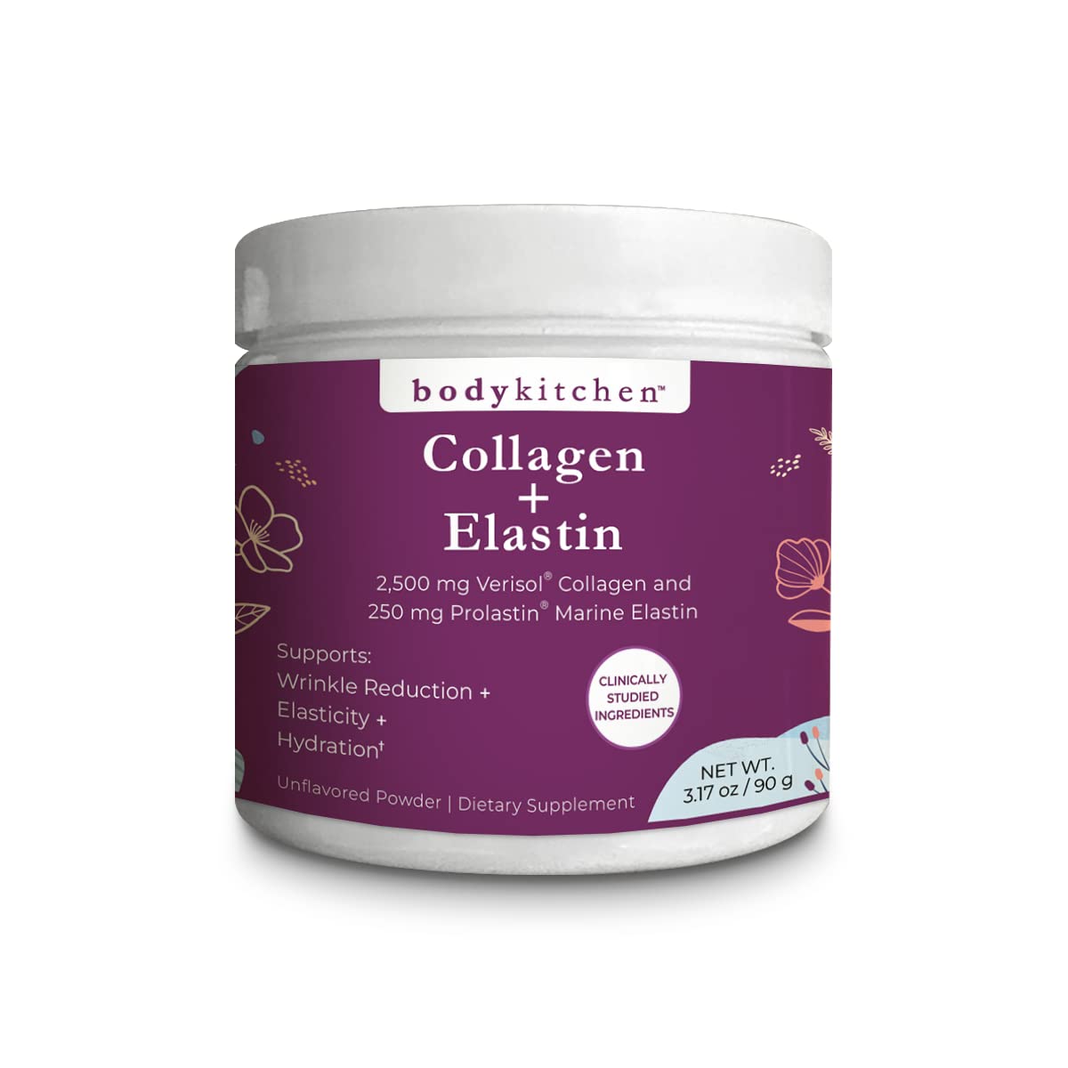 Foto 1 | Suplemento Body Kitchen De Colágeno Y Elastina 250 Mg Sin Sabor - Venta Internacional.