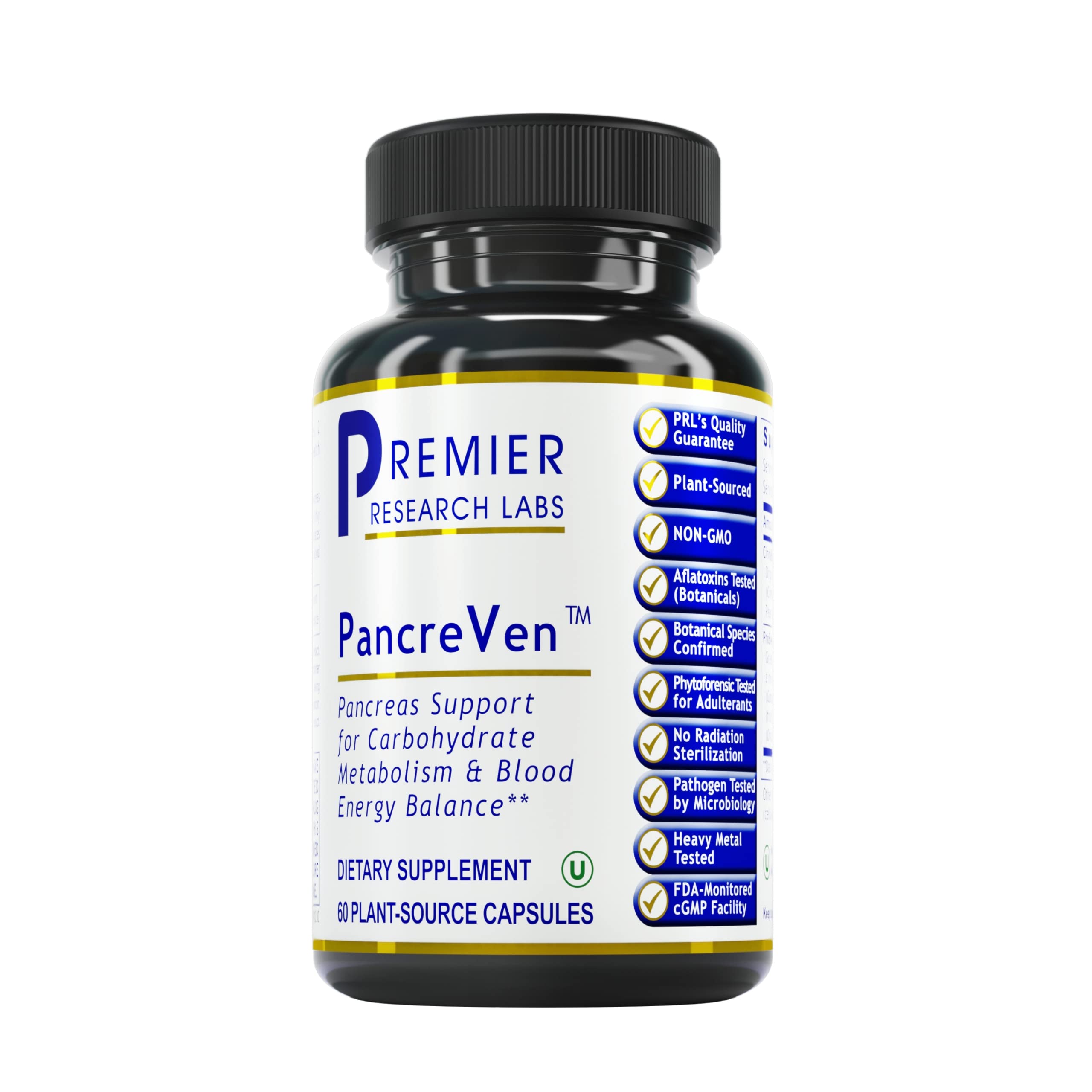 Suplemento Premier Research Labs Pancreven 120 Cápsulas - Venta Internacional.