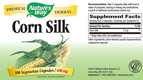 Foto 4 pulgar | Suplemento Nature's Way Corn Silk 100 Cápsulas (paquete De 2) - Venta Internacional.