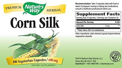 Foto 3 | Suplemento Nature's Way Corn Silk 100 Cápsulas (paquete De 2) - Venta Internacional.
