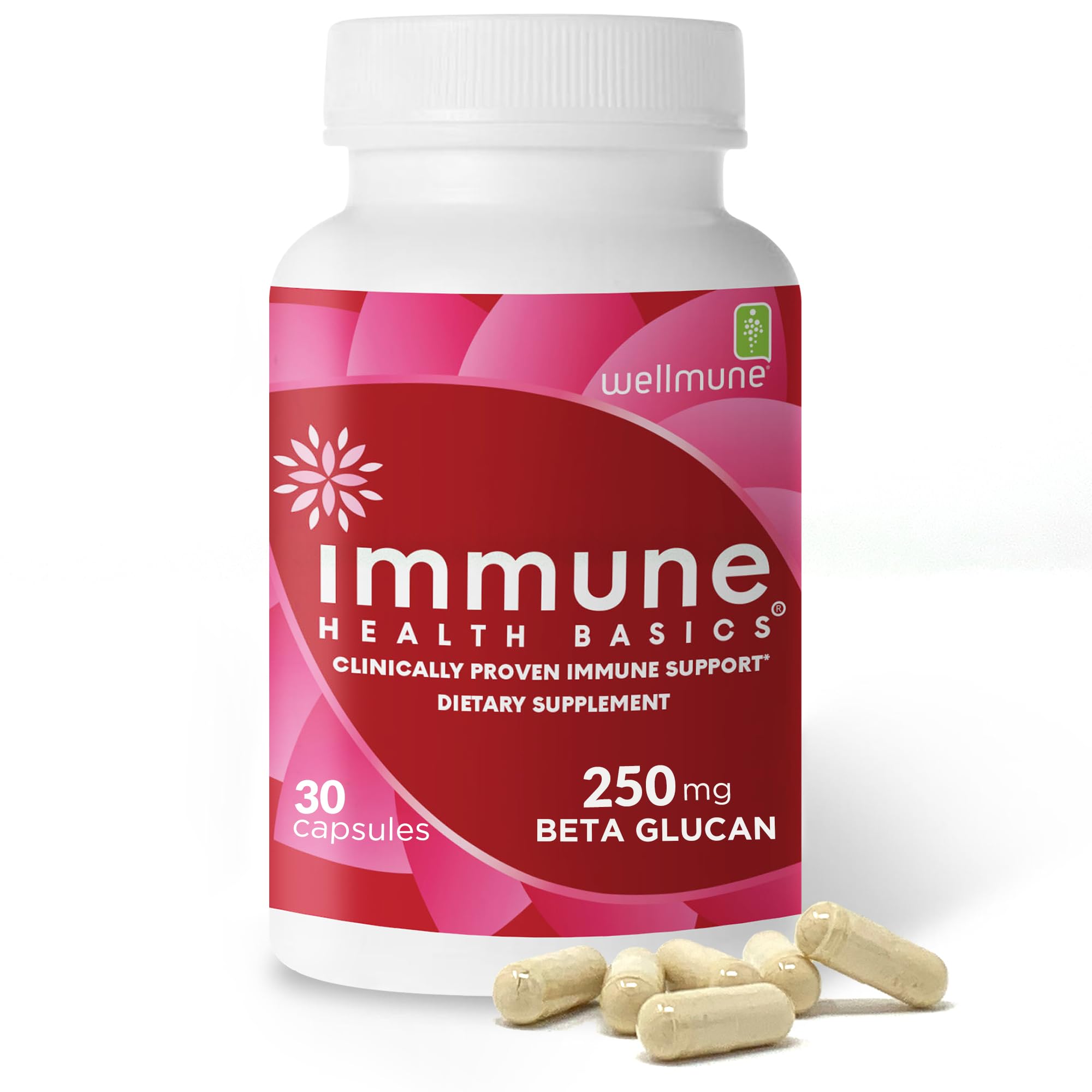 Foto 2 pulgar | Suplemento Immune Health Basics Wellmune Beta Glucan 250 Mg - Venta Internacional.