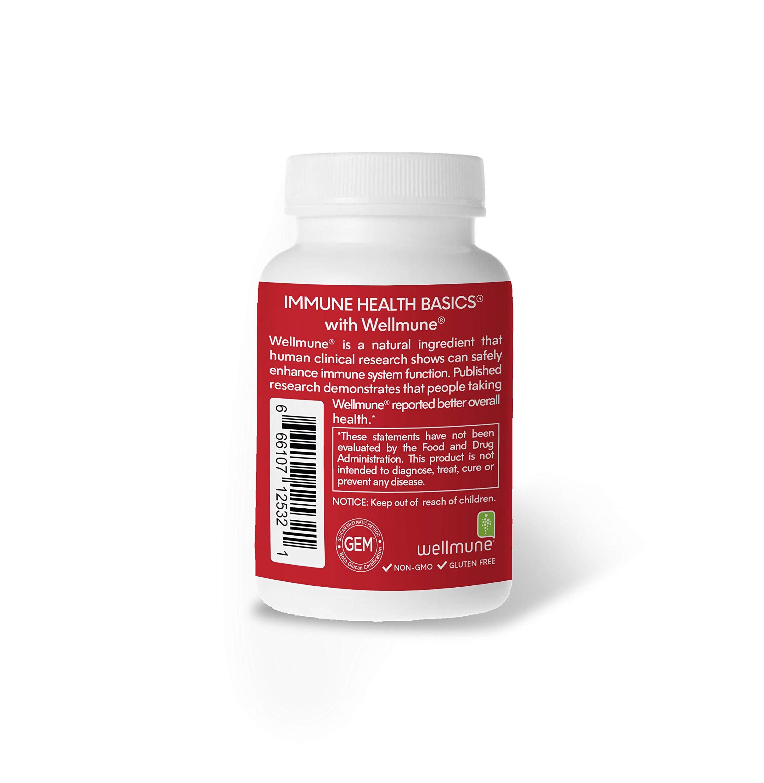 Foto 7 pulgar | Suplemento Immune Health Basics Wellmune Beta Glucan 250 Mg - Venta Internacional.