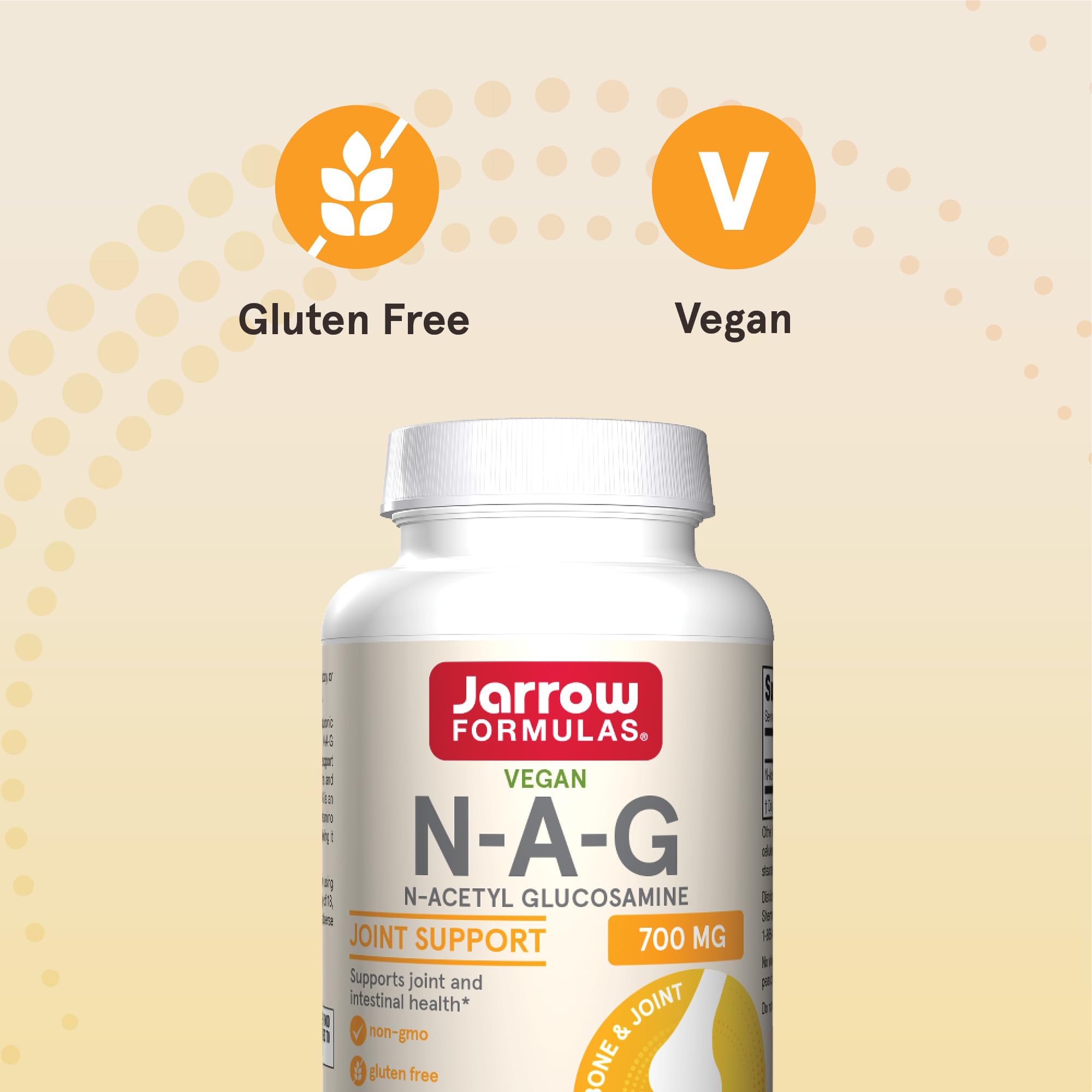 Foto 6 pulgar | Suplemento N-a-g De Jarrow Formulas, 700 Mg De N-acetil Glucosamina - Venta Internacional.