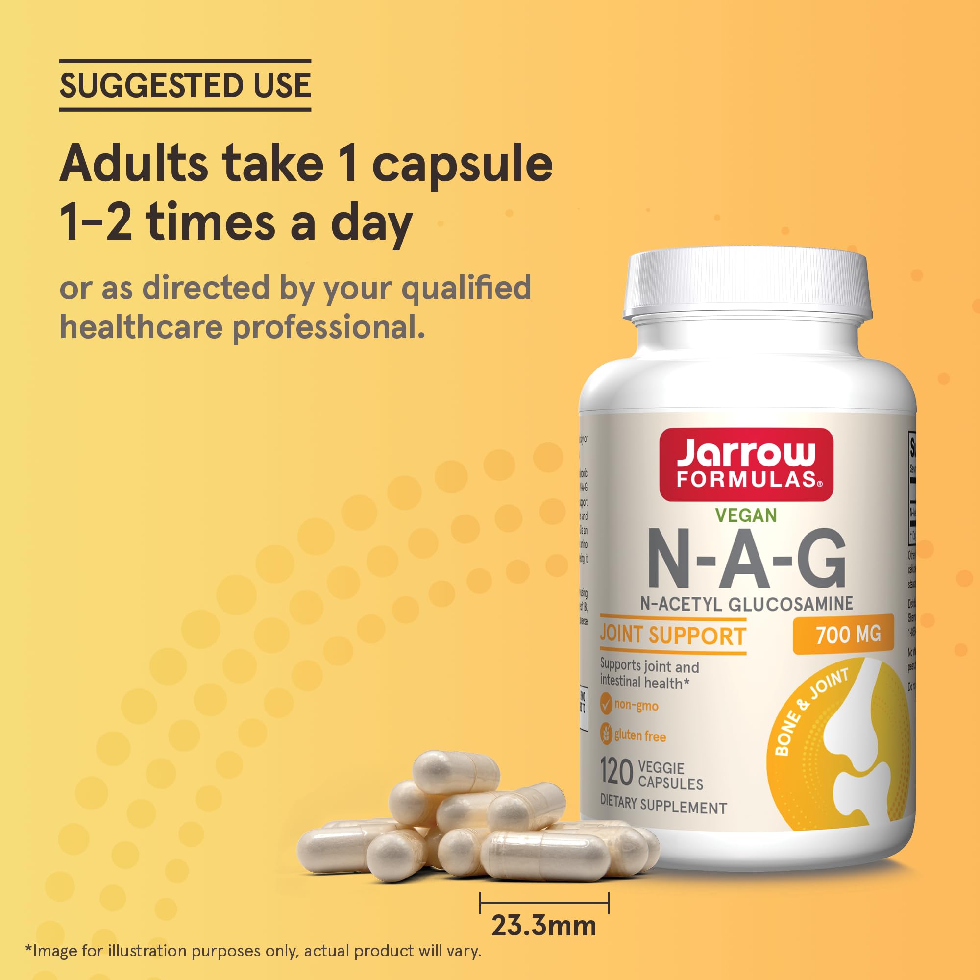 Foto 8 pulgar | Suplemento N-a-g De Jarrow Formulas, 700 Mg De N-acetil Glucosamina - Venta Internacional.