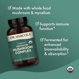 Foto 4 | Suplemento Del Complejo De Hongos Fermentados Dr. Mercola 90 Cápsulas - Venta Internacional.
