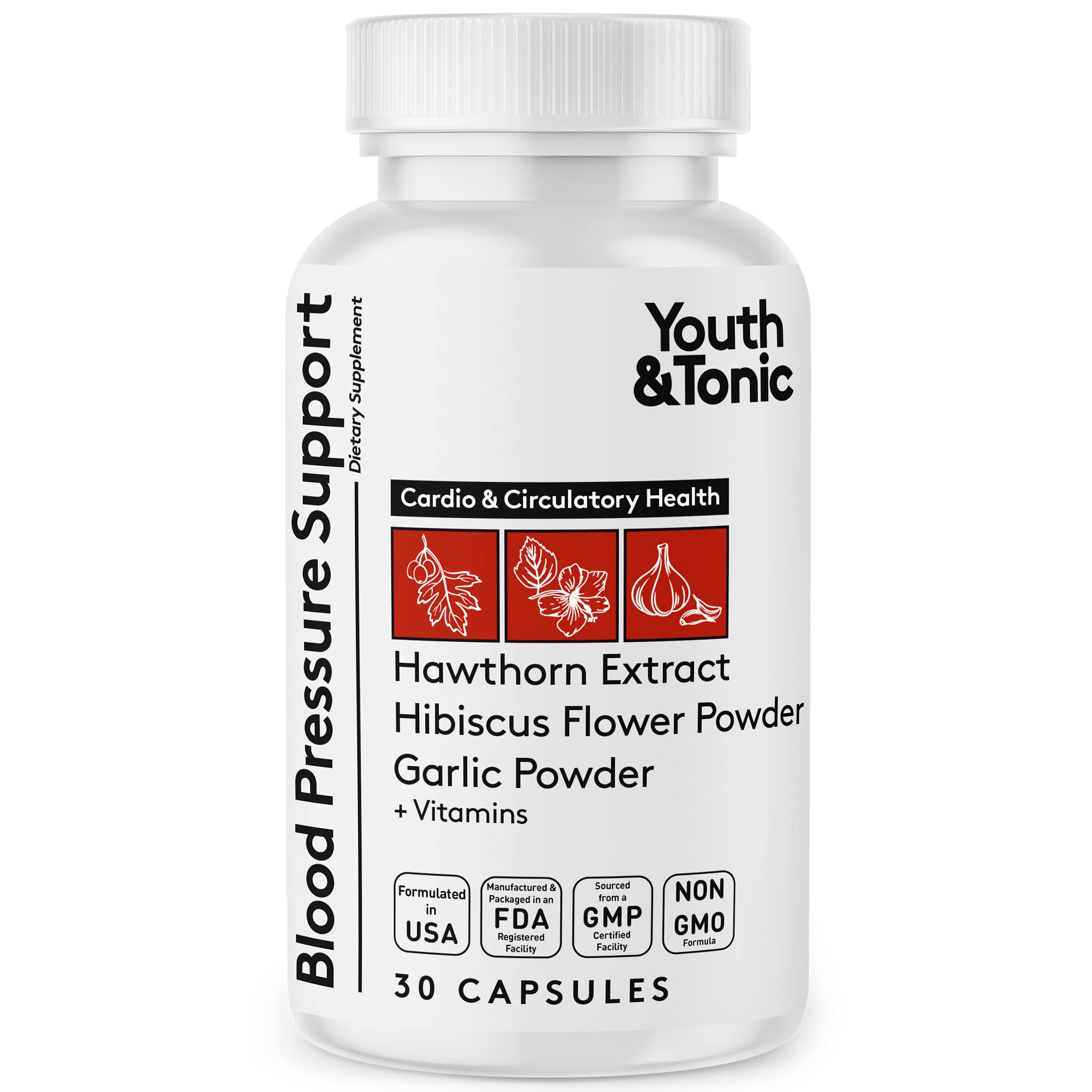 Foto 1 | Suplemento Youth & Tonic, Soporte Natural Para La Presión Arterial - Venta Internacional.