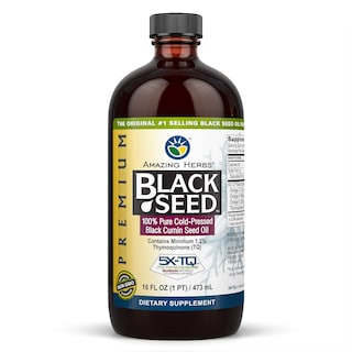 Foto 1 | Aceite De Semillas Negras Amazing Herbs Premium Prensado En Frío 473 Ml - Venta Internacional.