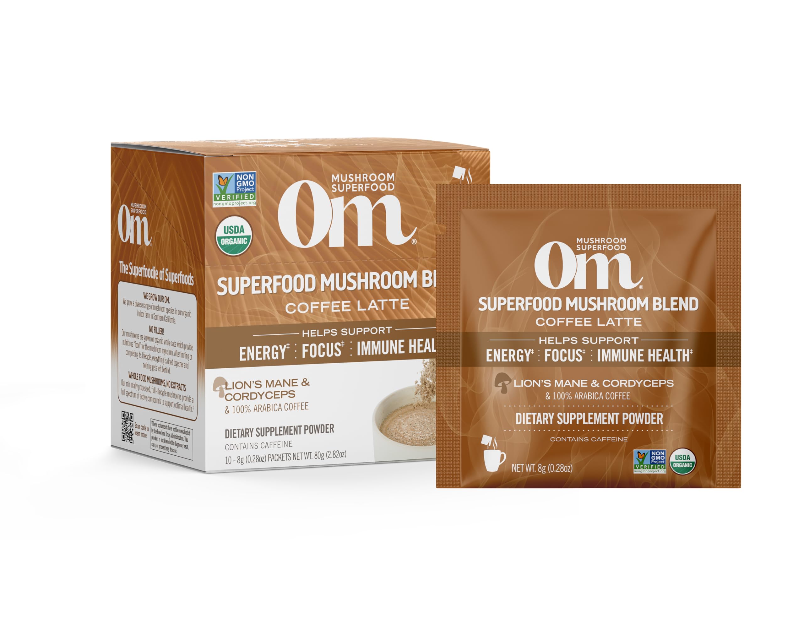 Foto 1 | Suplemento Om Mushroom Superfood Coffee Latte Blend X10 - Venta Internacional.