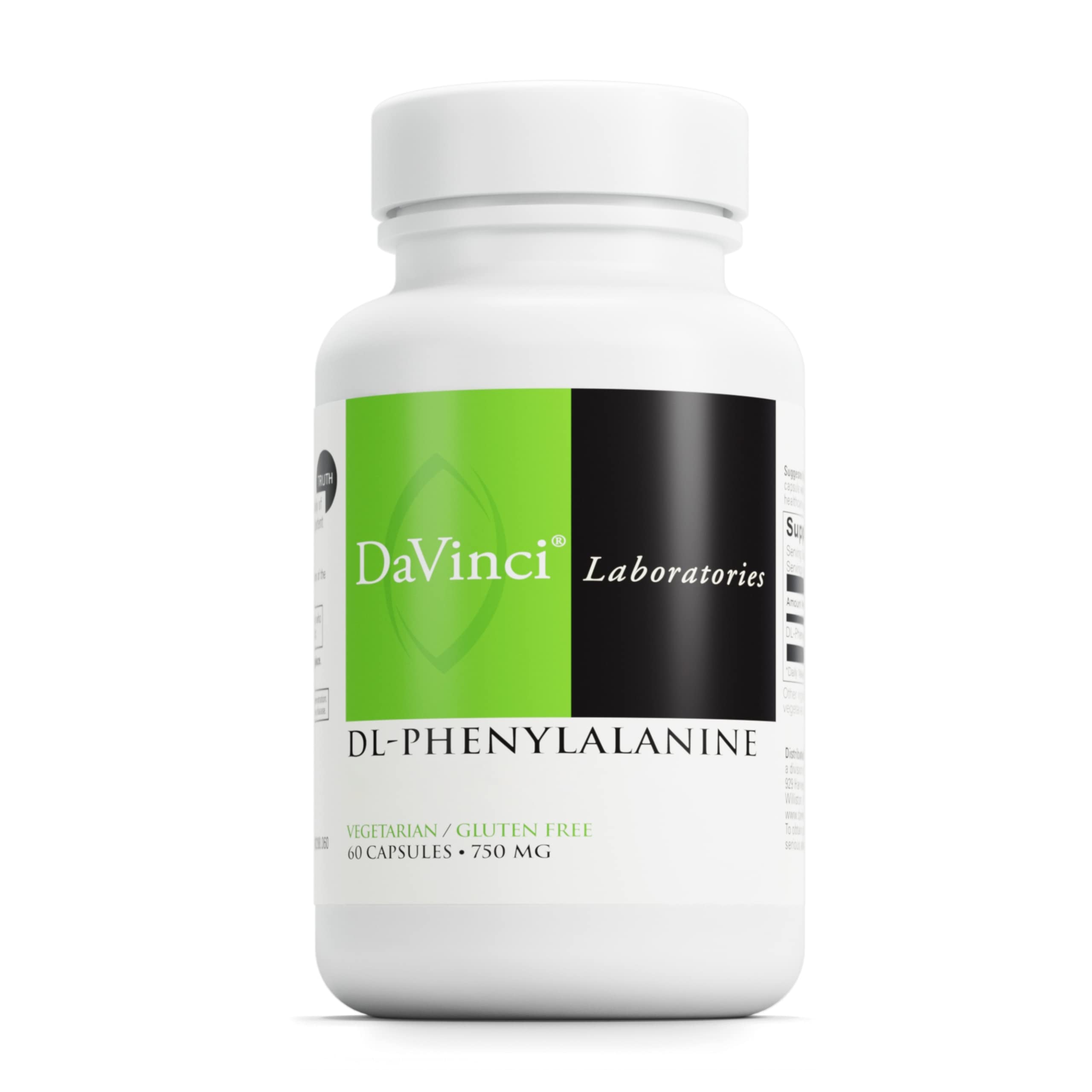 Foto 2 pulgar | Suplemento Davinci Labs Dl-fenilalanina 750 Mg 60 Cápsulas - Venta Internacional.