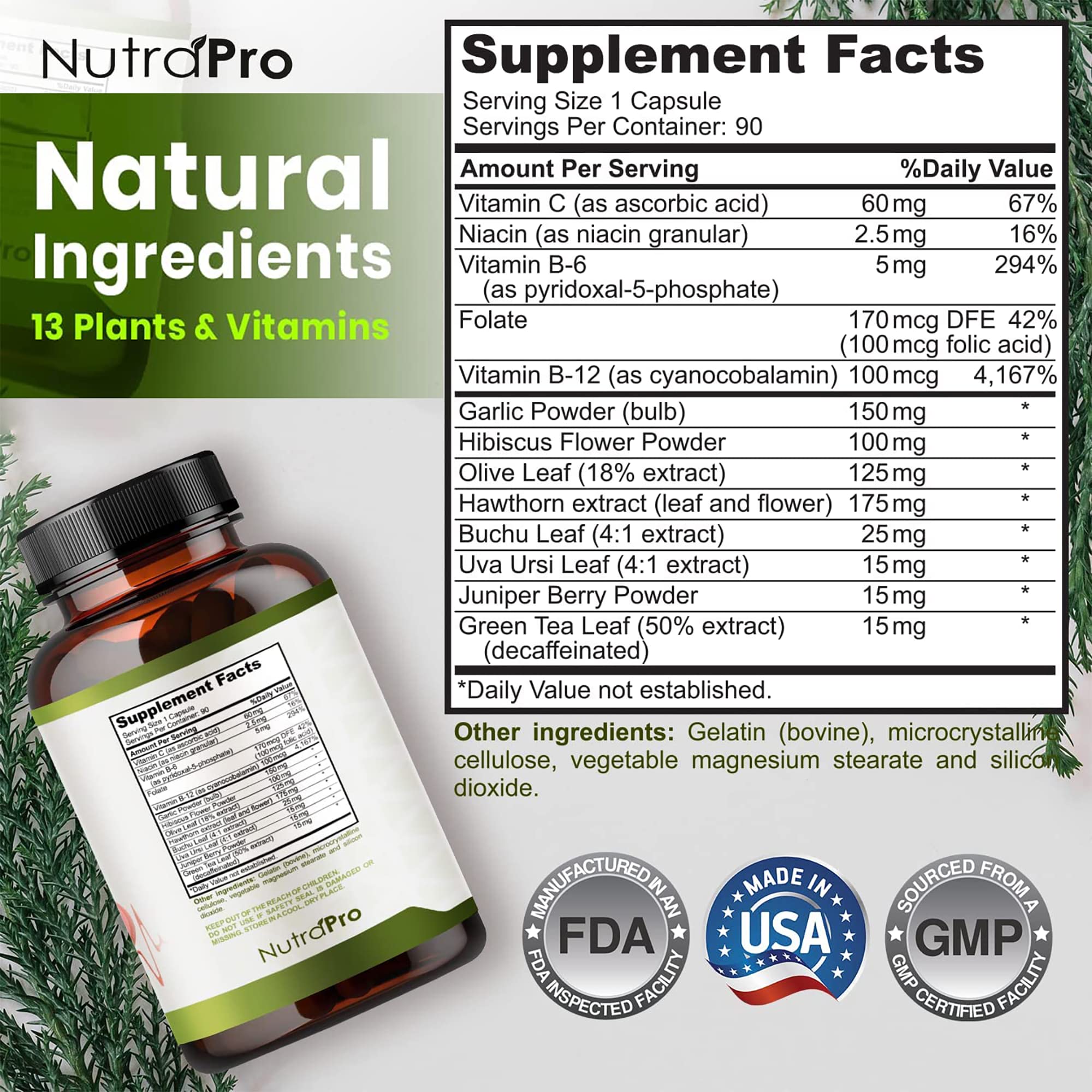 Foto 4 pulgar | Suplemento De Apoyo A La Presión Arterial Nutrapro Heart Health - Venta Internacional.