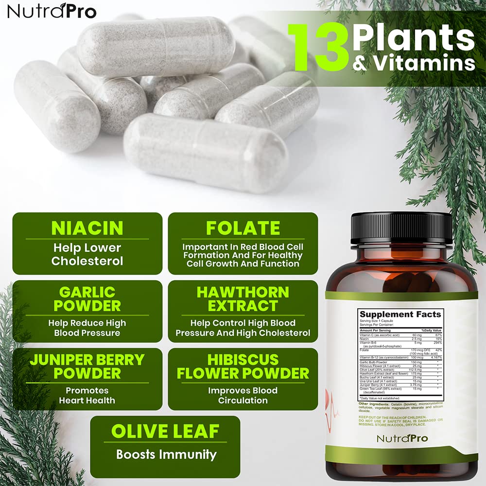 Foto 5 | Suplemento De Apoyo A La Presión Arterial Nutrapro Heart Health - Venta Internacional.