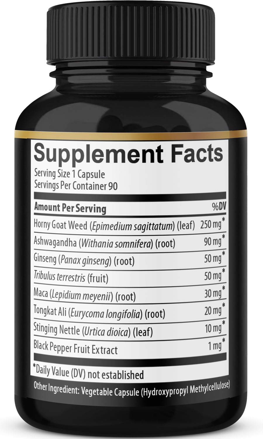 Foto 3 pulgar | Suplemento Bmvinvol Horny Goat Weed Con Maca Y Ginseng, 90 Cápsulas - Venta Internacional.