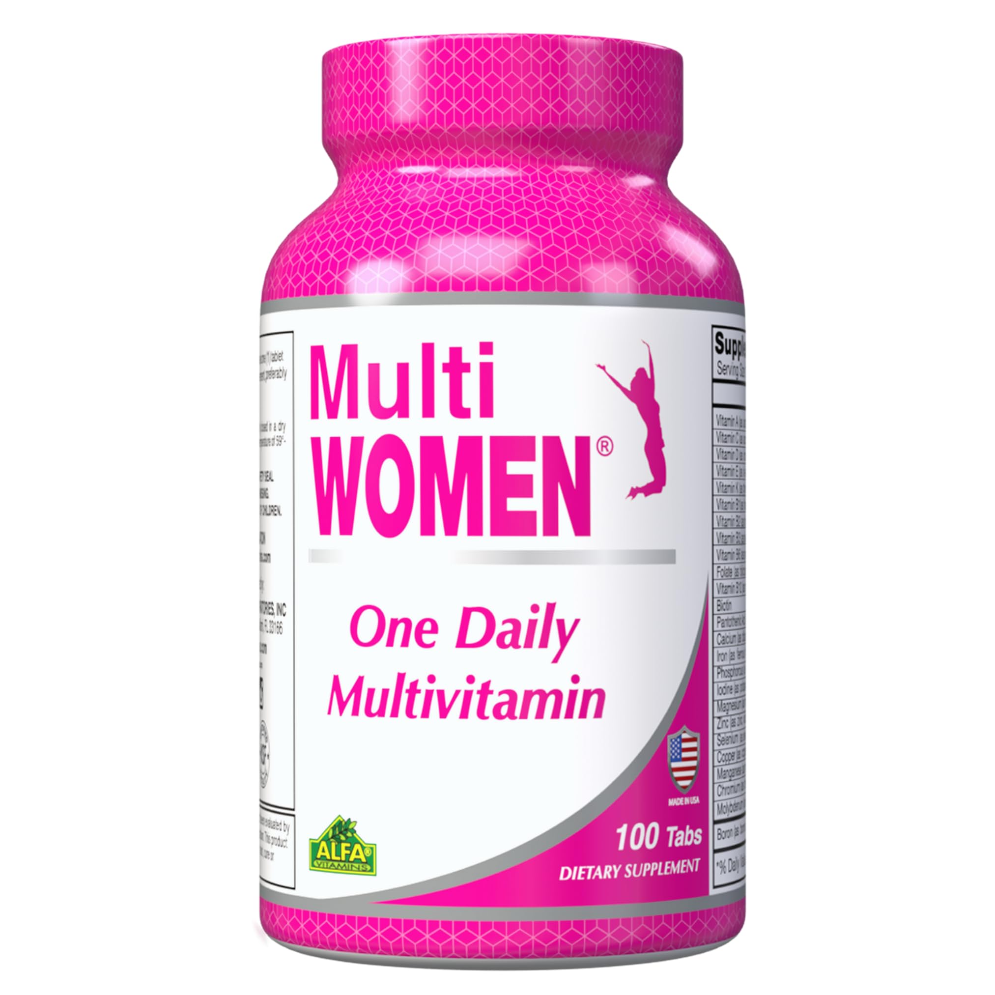 Foto 2 pulgar | Suplemento Alfa Vitamins Multi Women Vitamins 100 Comprimidos - Venta Internacional.