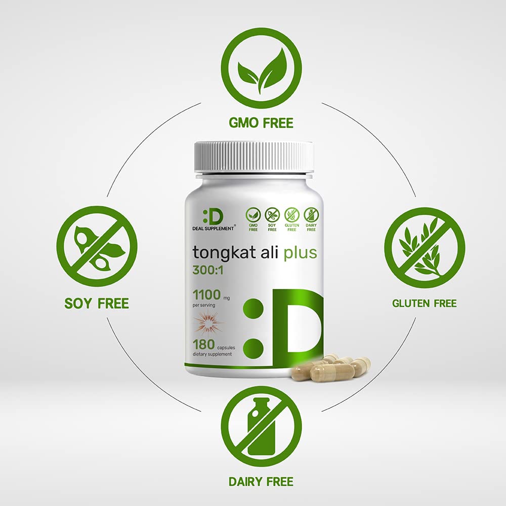 Foto 5 pulgar | Suplemento Eagleshine Vitamins Tongkat Ali Extract 300:1 180 - Venta Internacional.