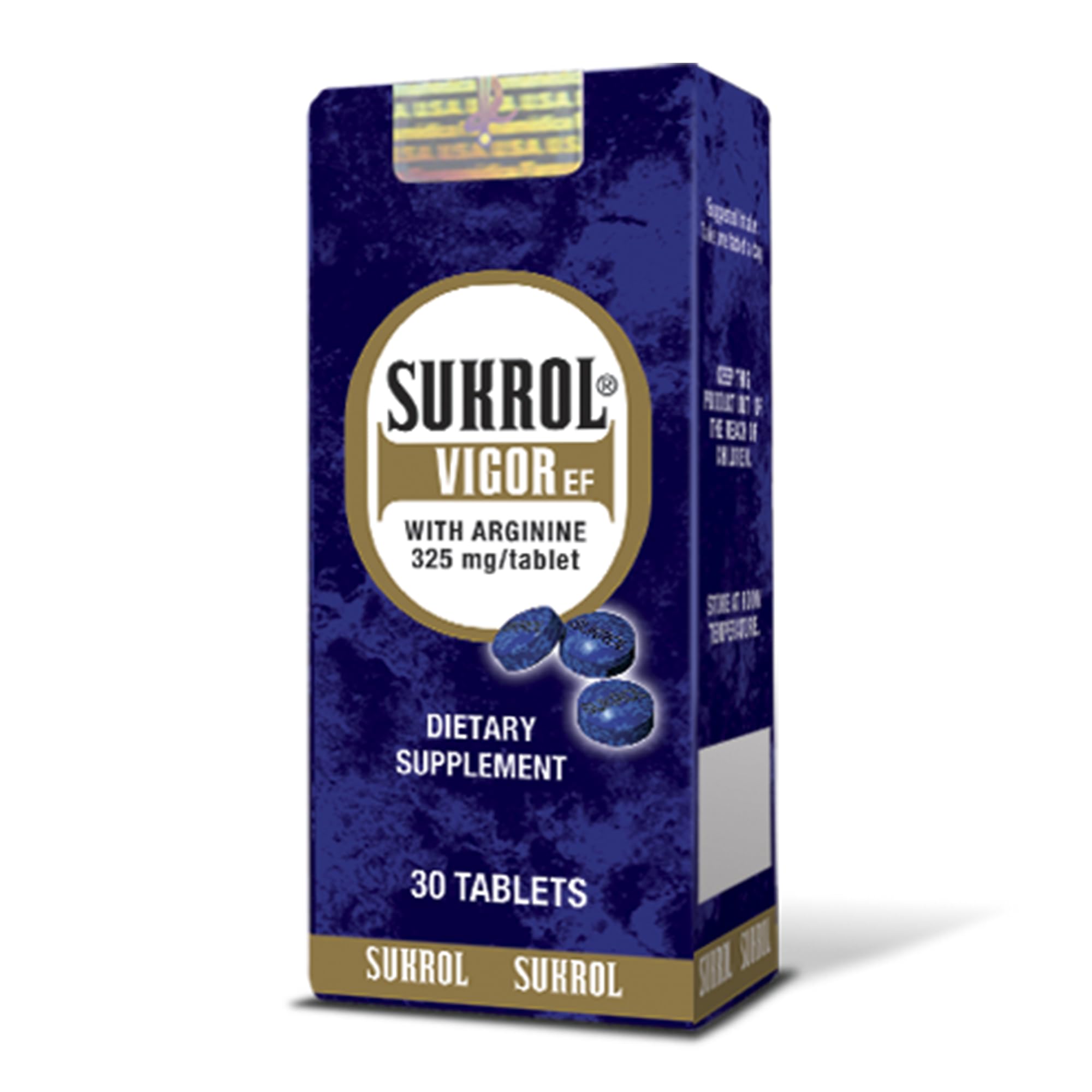Suplemento Dietético Sukrol Vigor 30 Comprimidos Multivitamínicos - Venta Internacional.