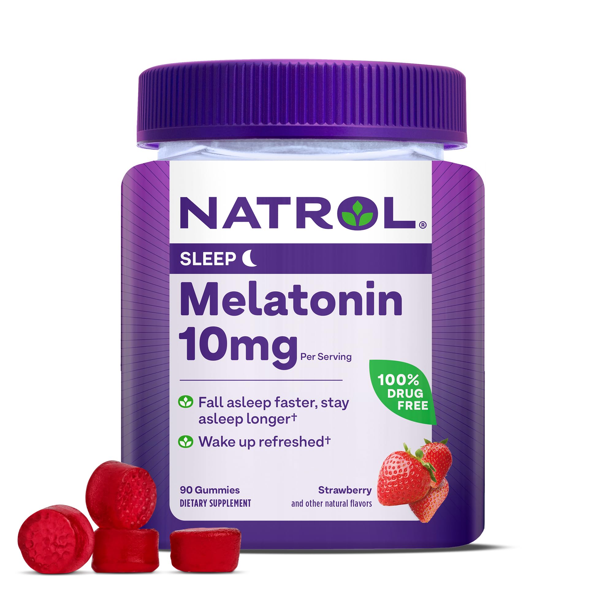 Foto 2 pulgar | Suplemento Natrol De Melatonina, 10 Mg, 90 Gomitas, Suministro Para 45 Días - Venta Internacional.