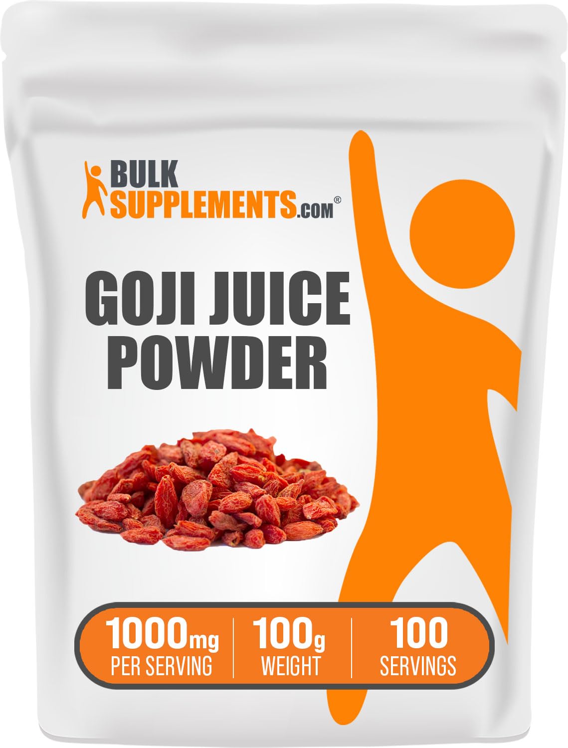 Foto 2 pulgar | Supplement Bulksupplements.com Polvo De Bayas De Goji 100 G - Venta Internacional.