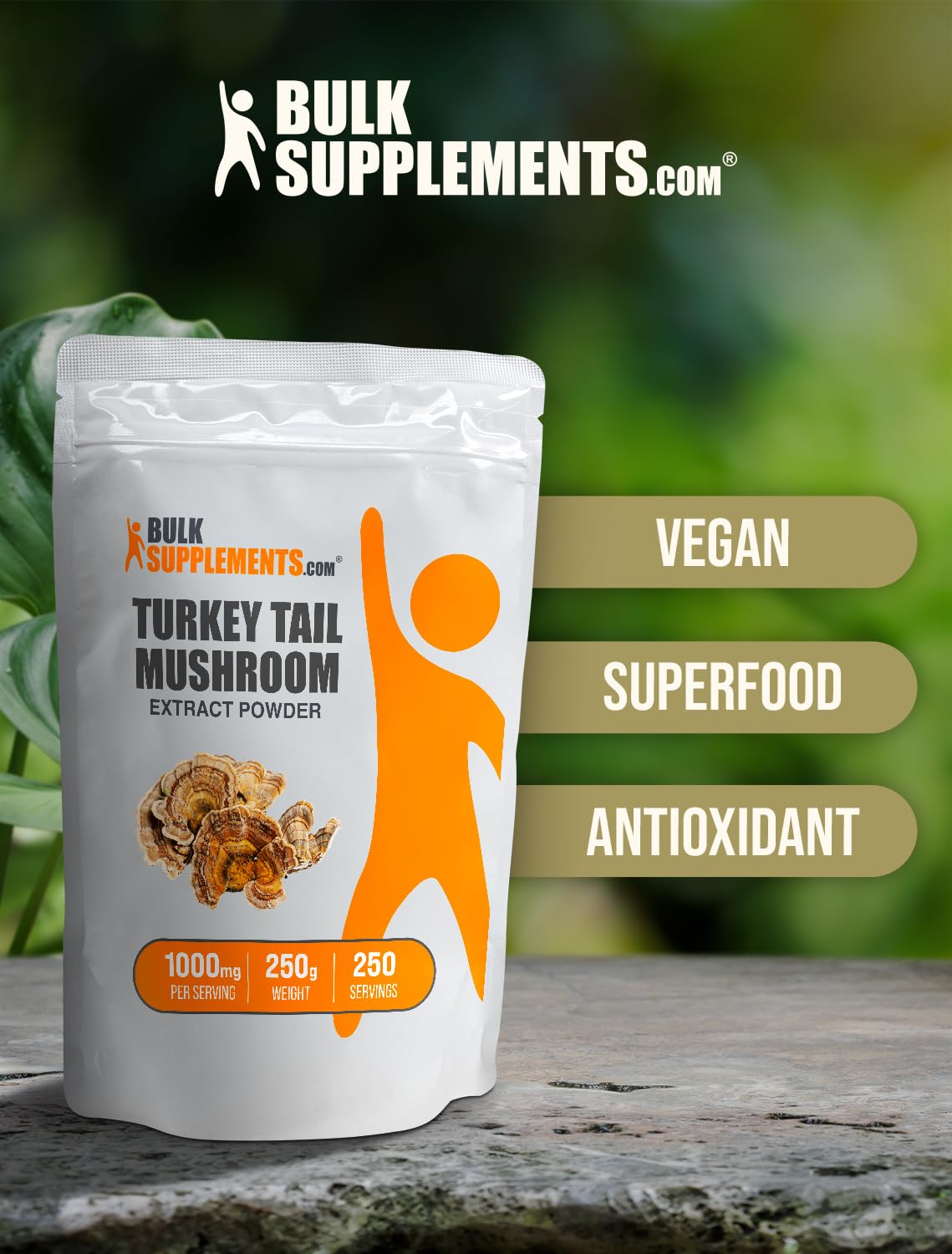 Foto 6 pulgar | Suplemento Bulksupplements Con Hongos De Cola De Pavo, 250 G - Venta Internacional.