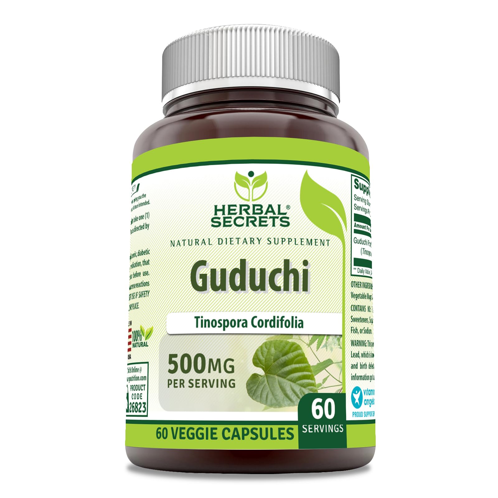 Foto 2 pulgar | Suplemento Herbal Secrets Guduchi (tinospora Cordifolia) 500 Mg - Venta Internacional.