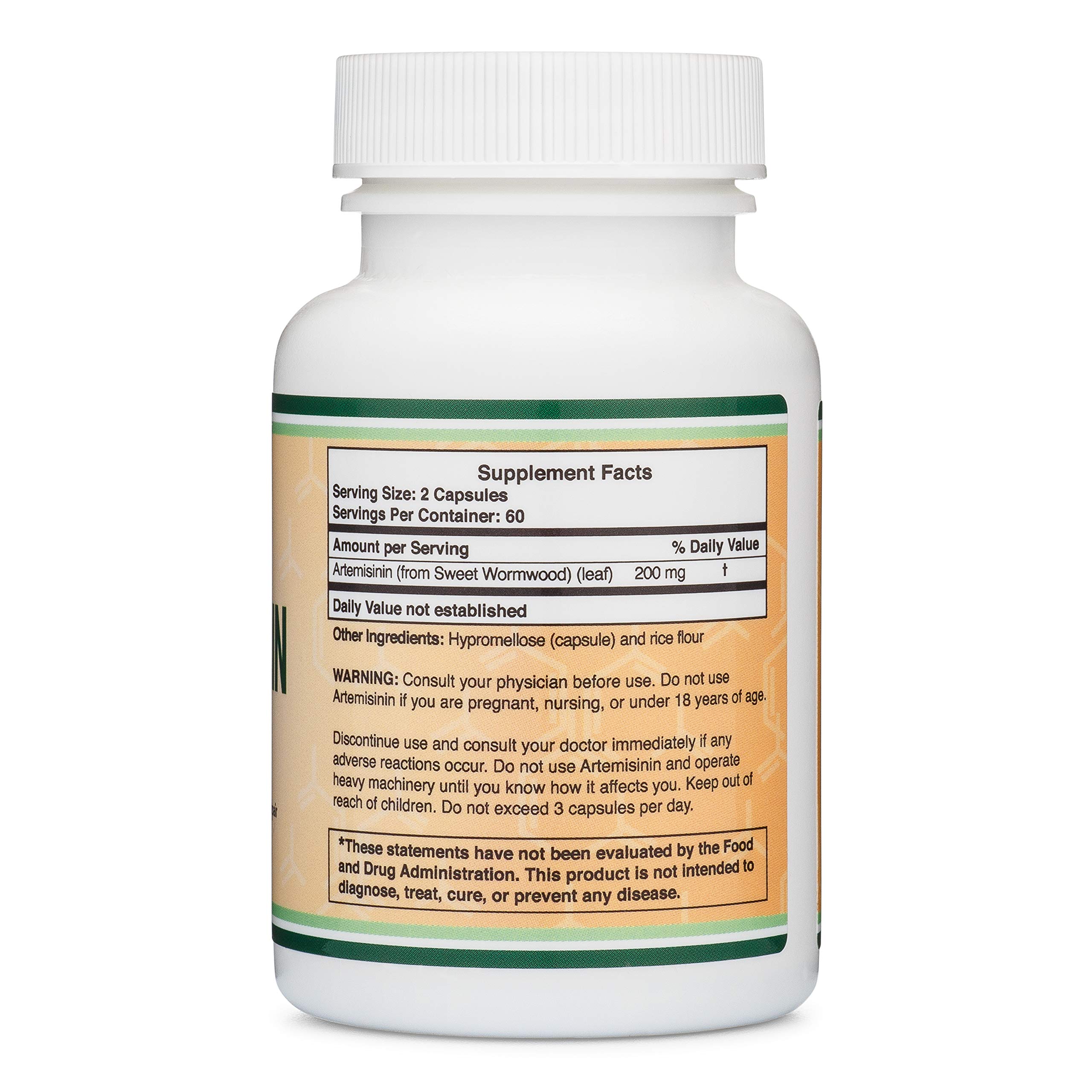 Foto 3 pulgar | Suplemento Double Wood Artemisinin 200 Mg 120 Cápsulas - Venta Internacional