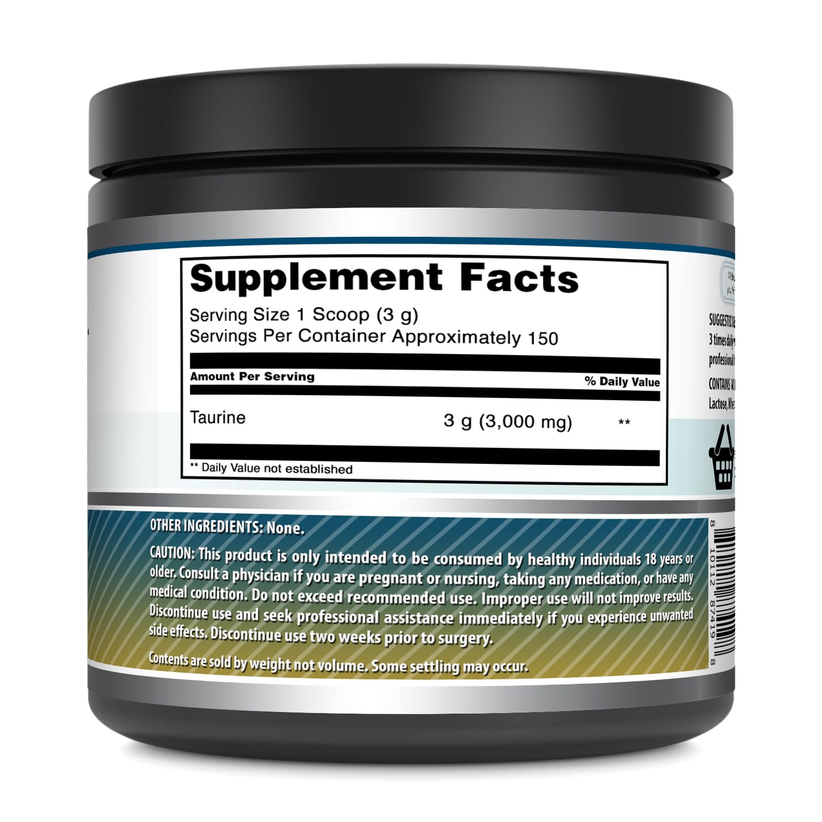 Foto 3 pulgar | Suplemento De Taurina En Polvo De Amazing Formulas, 454 G - Venta Internacional.