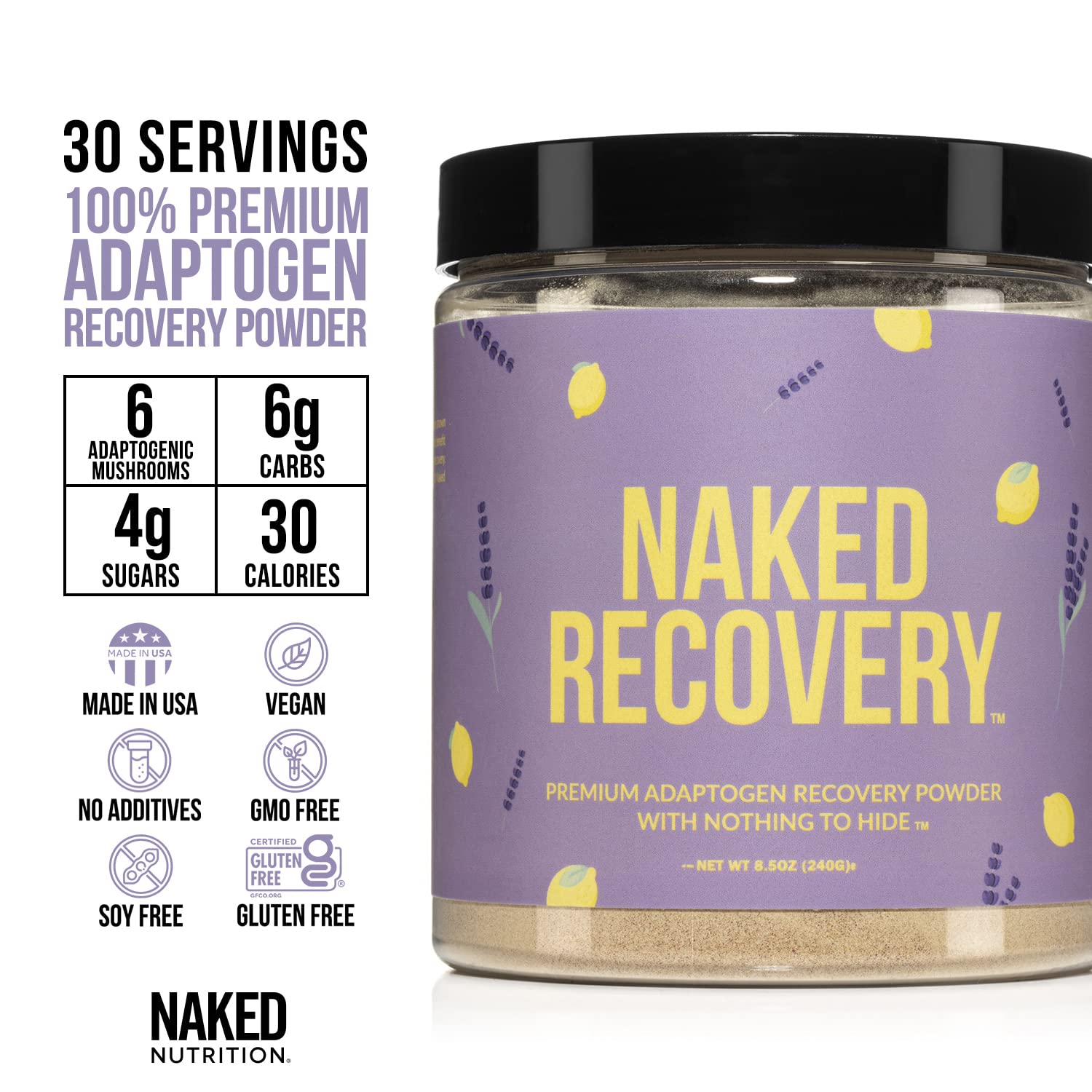 Foto 4 pulgar | Suplemento En Polvo Naked Nutrition Naked Recovery 30 Porciones - Venta Internacional.