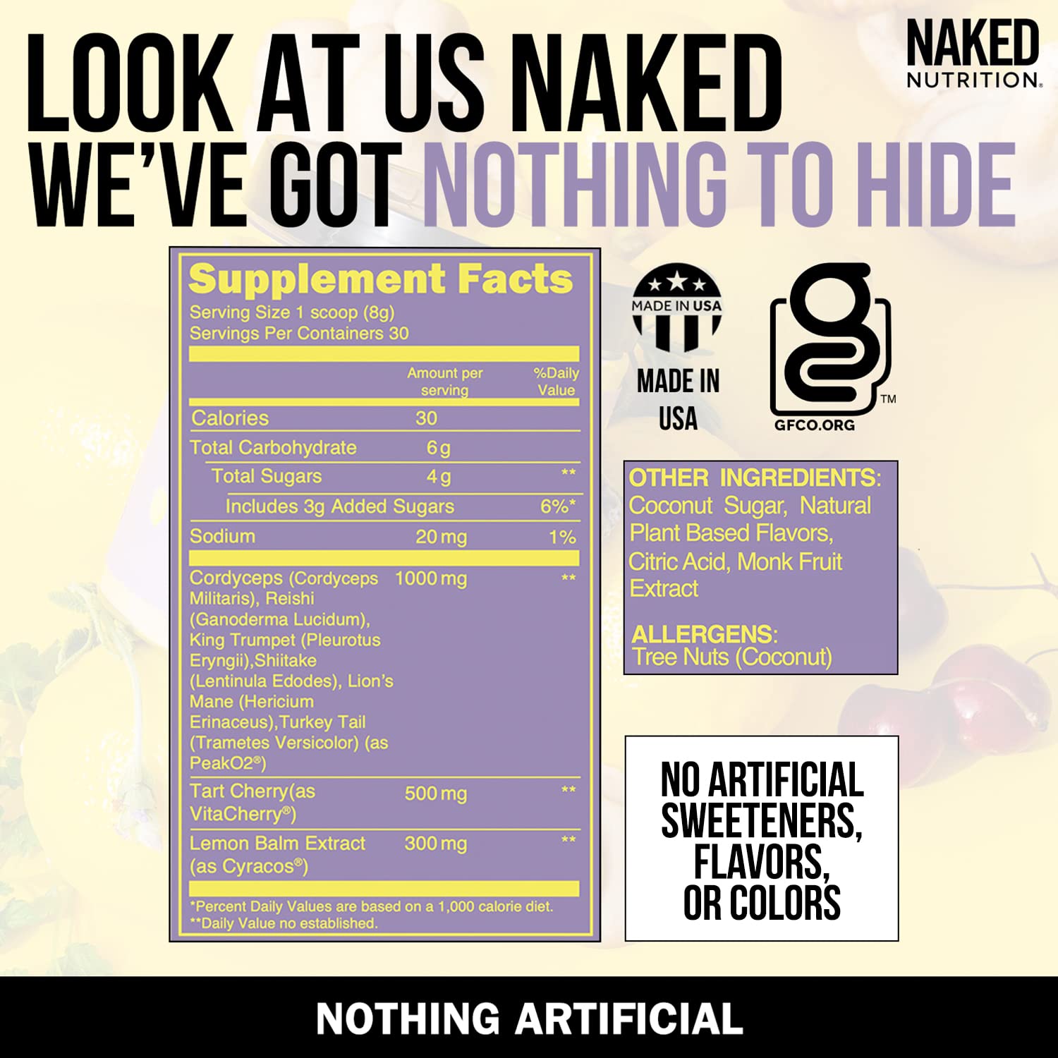 Foto 4 | Suplemento En Polvo Naked Nutrition Naked Recovery 30 Porciones - Venta Internacional.