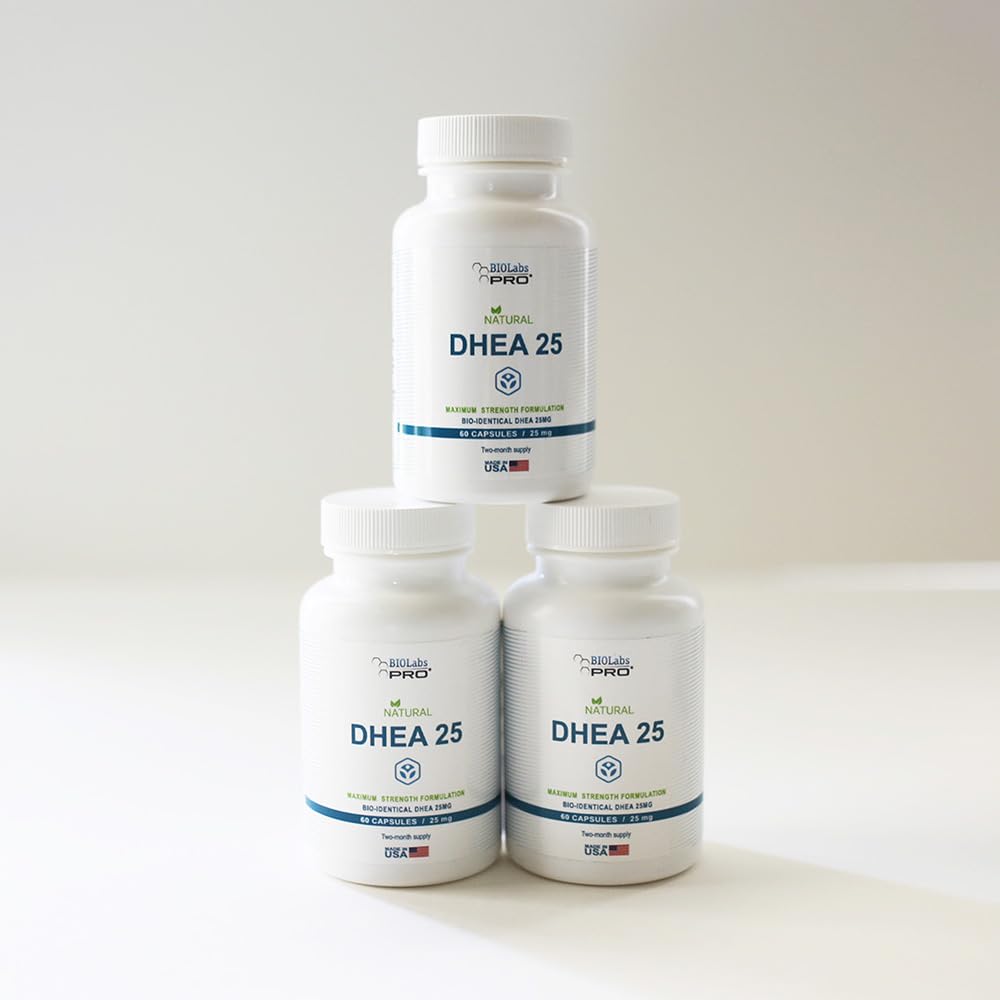 Foto 8 pulgar | Suplemento Biolabs Pro Dhea 25 Mg Para Mujeres Y Hombres 60 Cápsulas - Venta Internacional.
