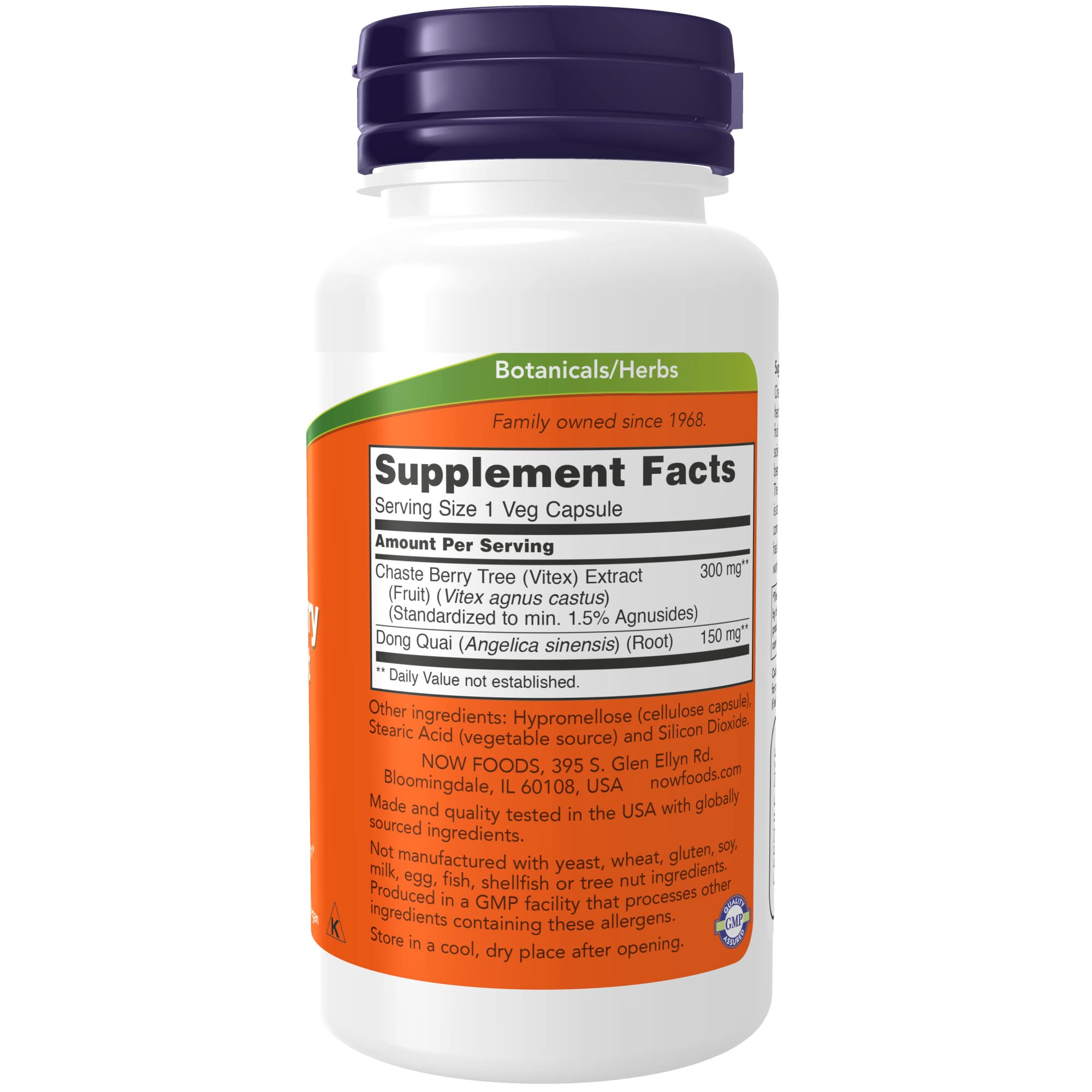 Foto 2 | Suplemento Now Foods Extracto De Vitex De Bayas Castas 300 Mg 90 Cápsulas - Venta Internacional.