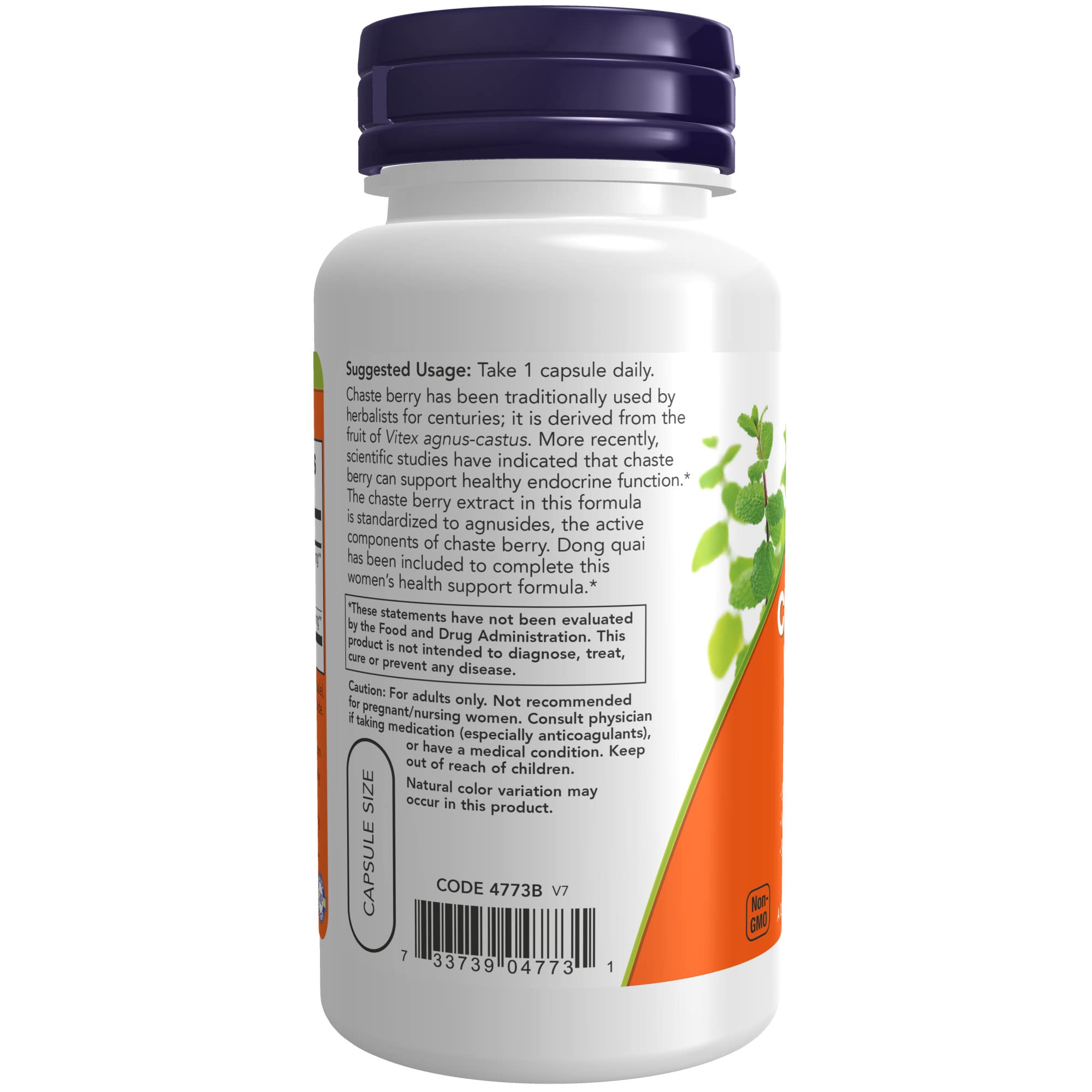 Foto 4 pulgar | Suplemento Now Foods Extracto De Vitex De Bayas Castas 300 Mg 90 Cápsulas - Venta Internacional.