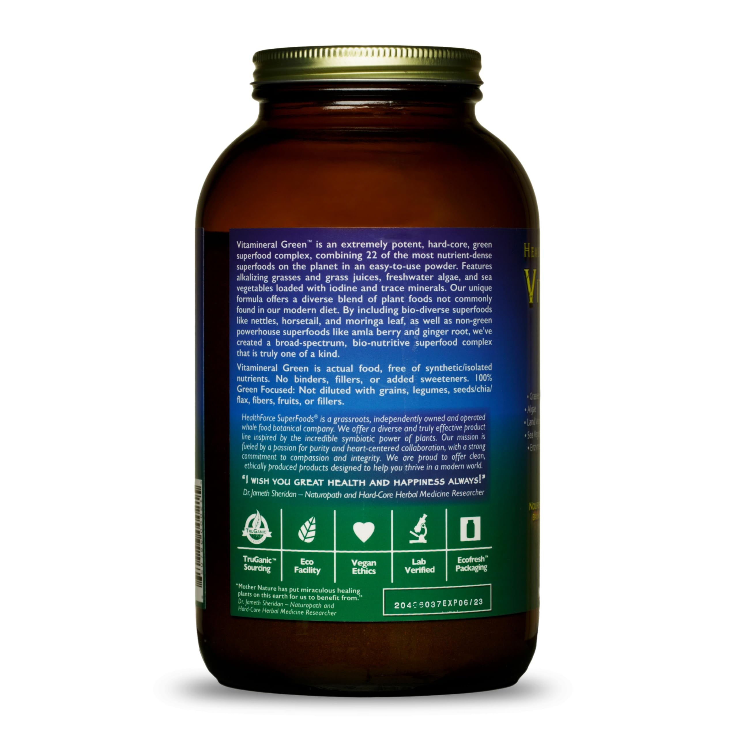 Foto 4 pulgar | Suplemento Healthforce Superfoods Vitamineral Green 500 G - Venta Internacional.