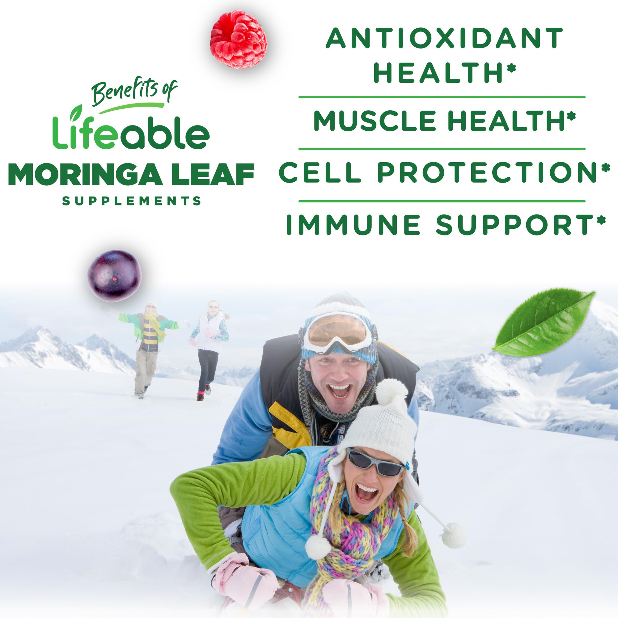 Foto 4 pulgar | Suplemento: Gomitas De Moringa Lifeable, Extracto De 4000 Mg, 60 Gomitas - Venta Internacional.