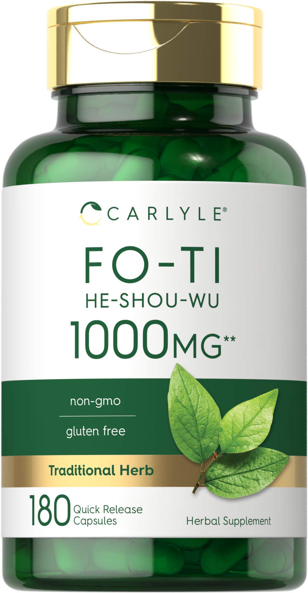 Foto 2 pulgar | Suplemento Carlyle Fo-ti 1000 Mg 180 Cápsulas De Raíz De He-shou-wu - Venta Internacional.