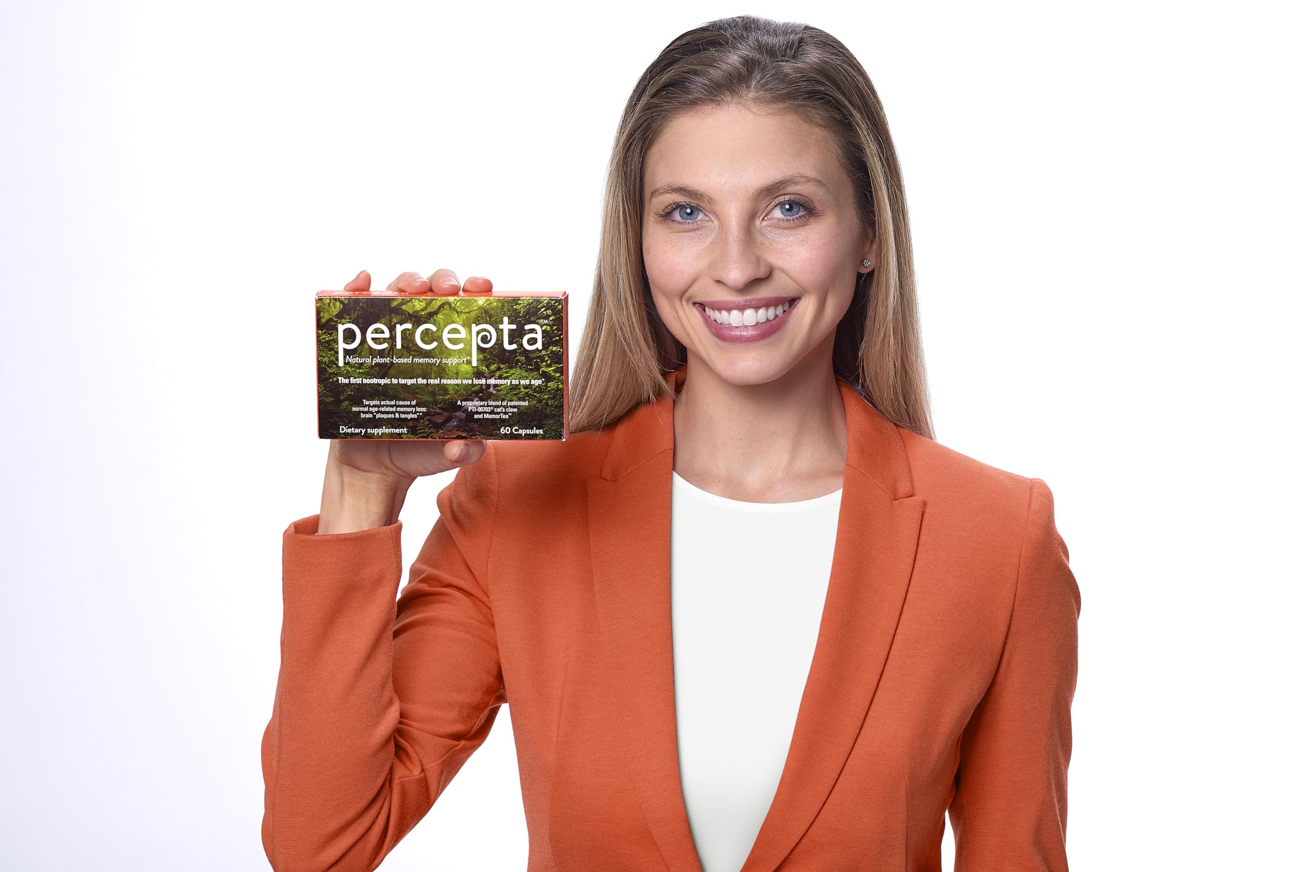Foto 5 | Supplement Percepta, Soporte Para La Memoria A Base De Plantas, Suministro Para 30 Días - Venta Internacional.