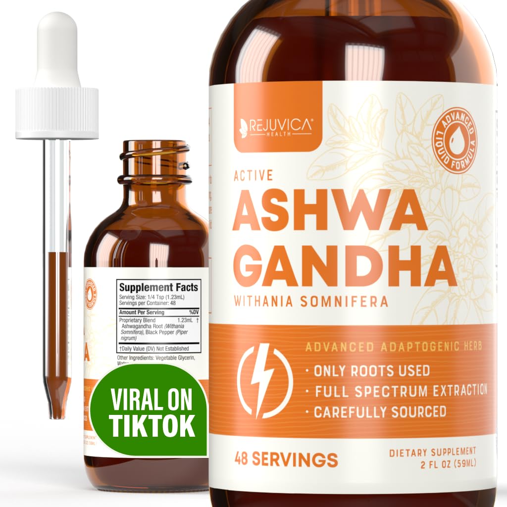 Foto 2 pulgar | Suplemento Rejuvica Health Active Ashwagandha, 60 Ml, 48 Porciones - Venta Internacional.