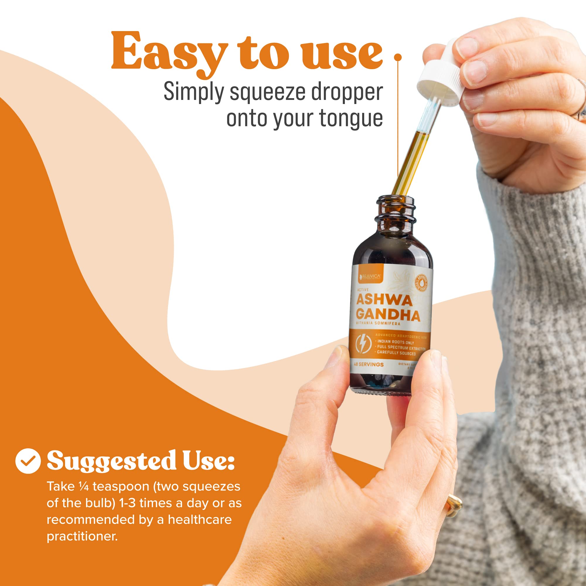 Foto 6 pulgar | Suplemento Rejuvica Health Active Ashwagandha, 60 Ml, 48 Porciones - Venta Internacional.