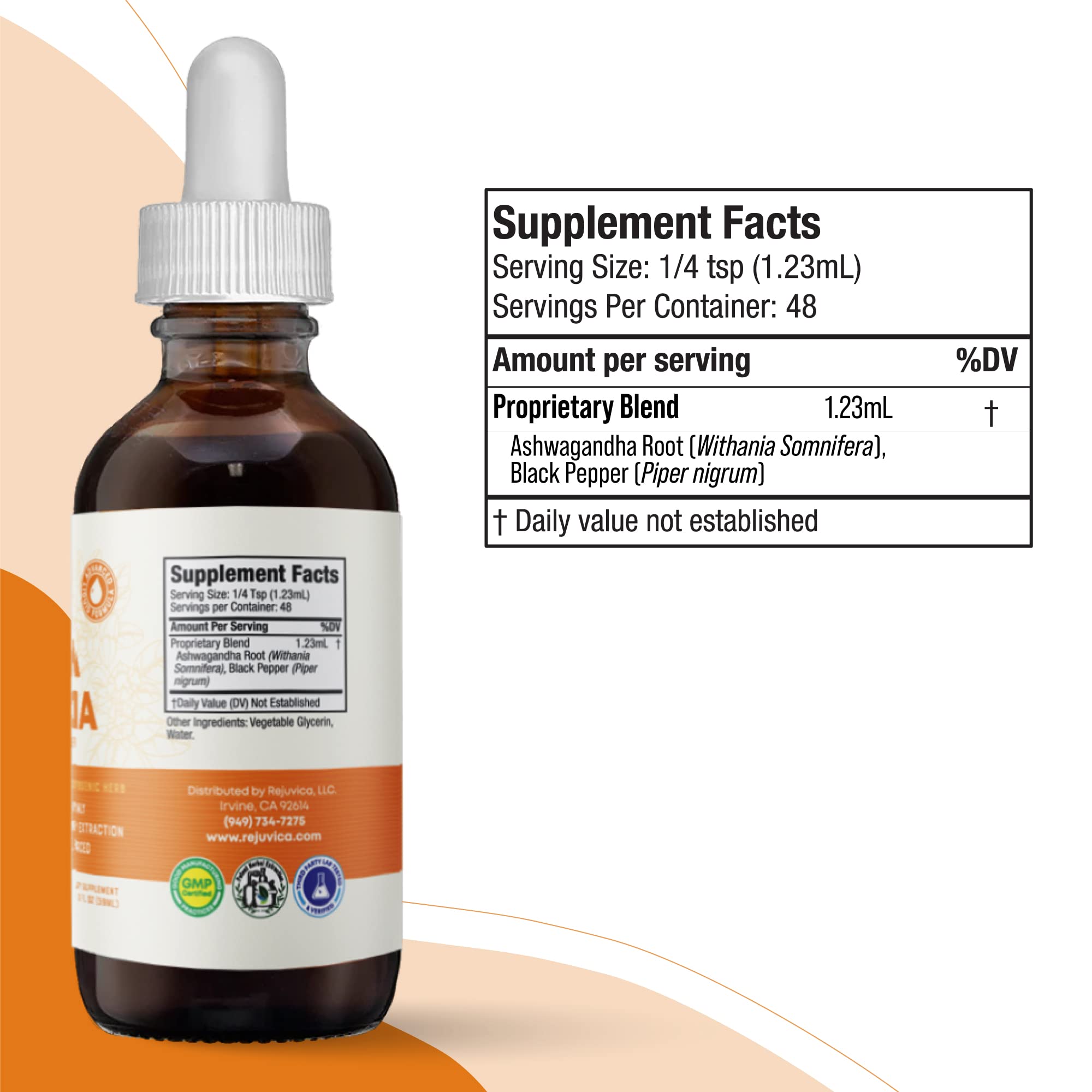 Foto 6 | Suplemento Rejuvica Health Active Ashwagandha, 60 Ml, 48 Porciones - Venta Internacional.