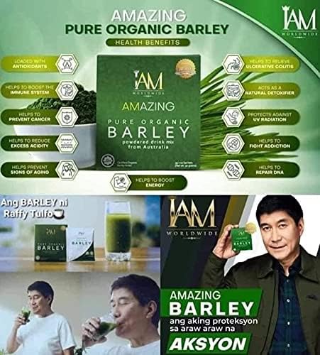 Foto 5 pulgar | Mezcla De Bebida En Polvo Iam Worldwide Pure Barley Organic 30 G - Venta Internacional.