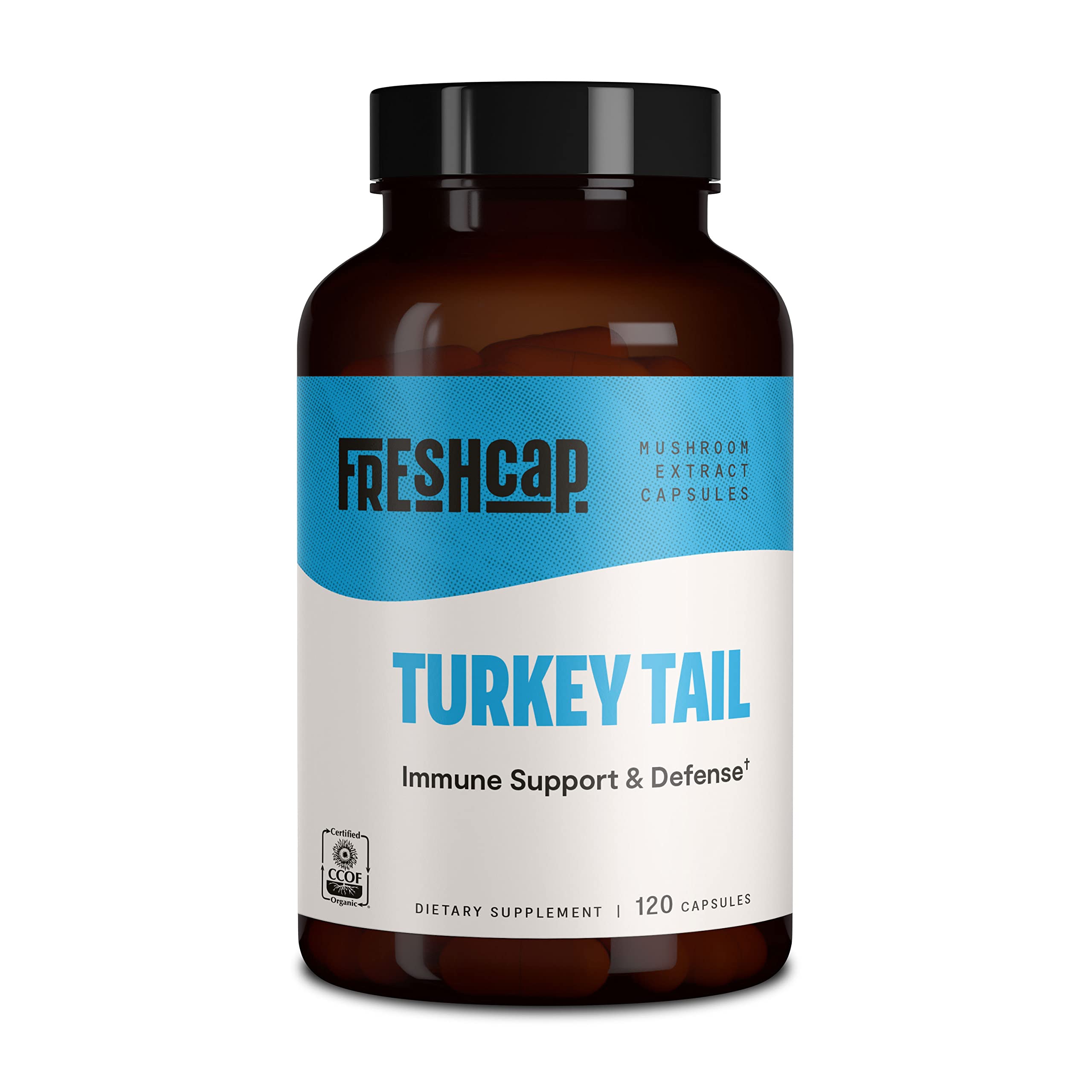 Suplementos: Extracto De Hongos De Cola De Pavo Freshcap, 120 Cápsulas - Venta Internacional.
