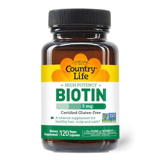 Foto 1 | Suplemento Country Life De Biotina De Alta Potencia, 5 Mg, 120 Cápsulas Veganas - Venta Internacional.