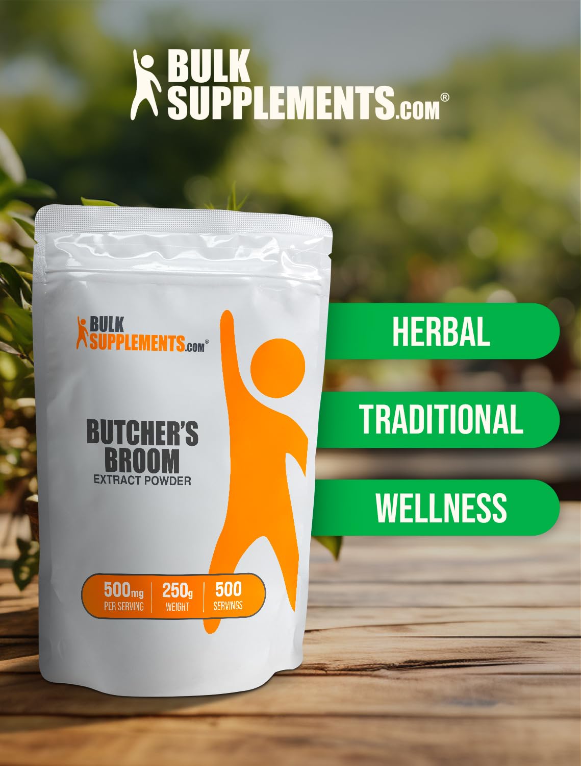 Foto 6 pulgar | Suplemento Bulksupplements.com Extracto De Escoba De Carnicero En Polvo 250 G - Venta Internacional.